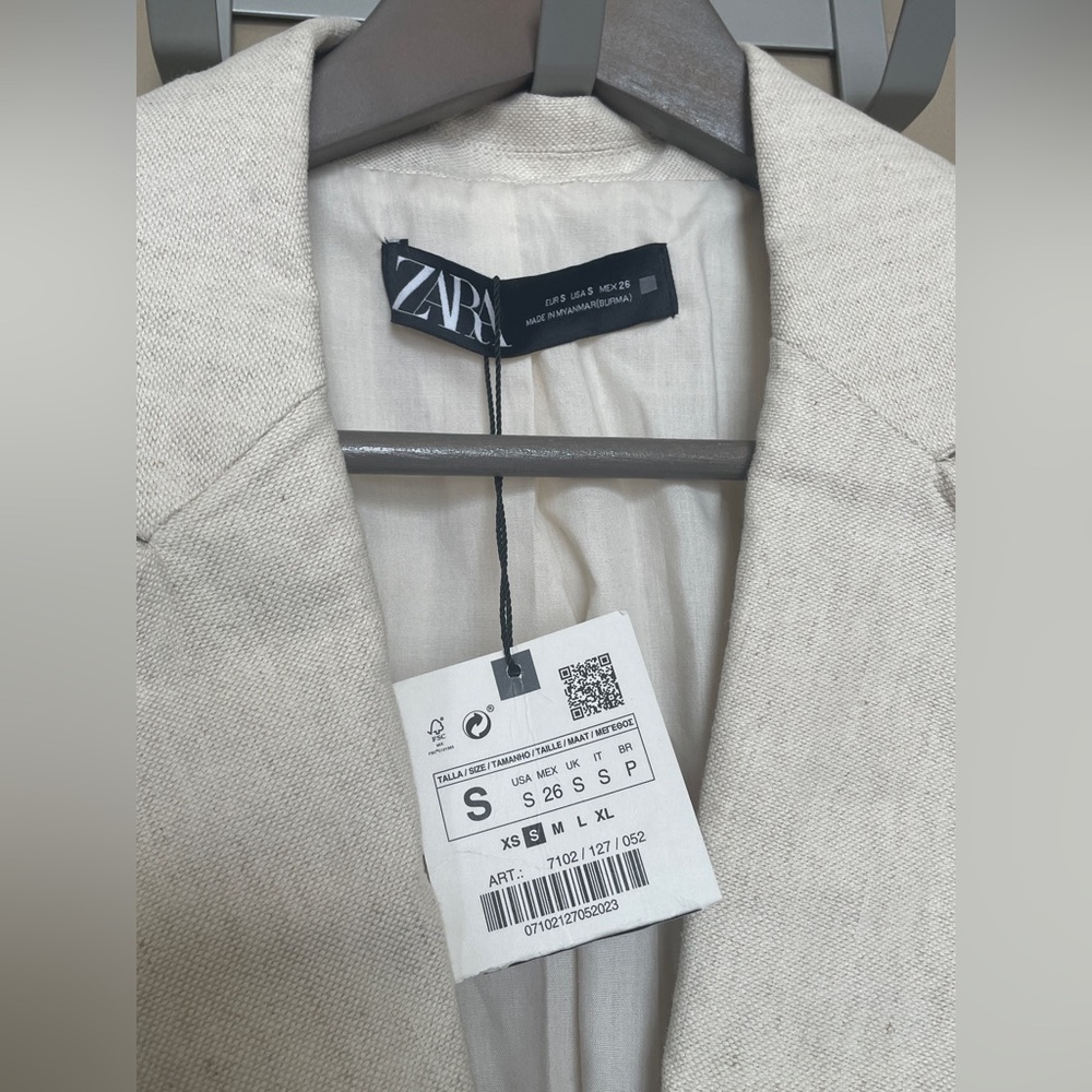 ZARA Cropped Blazer - Picture 5 of 7